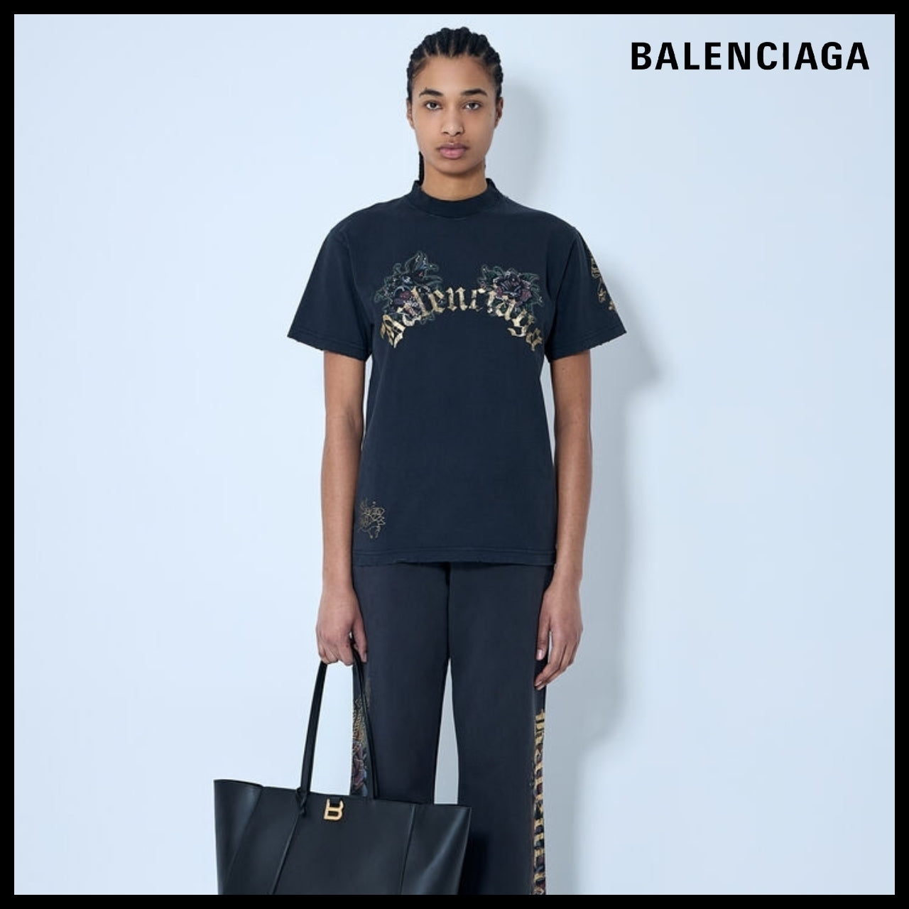 ★Balenciaga アウトレット セール★ Tacky Tattoo T-Shirt