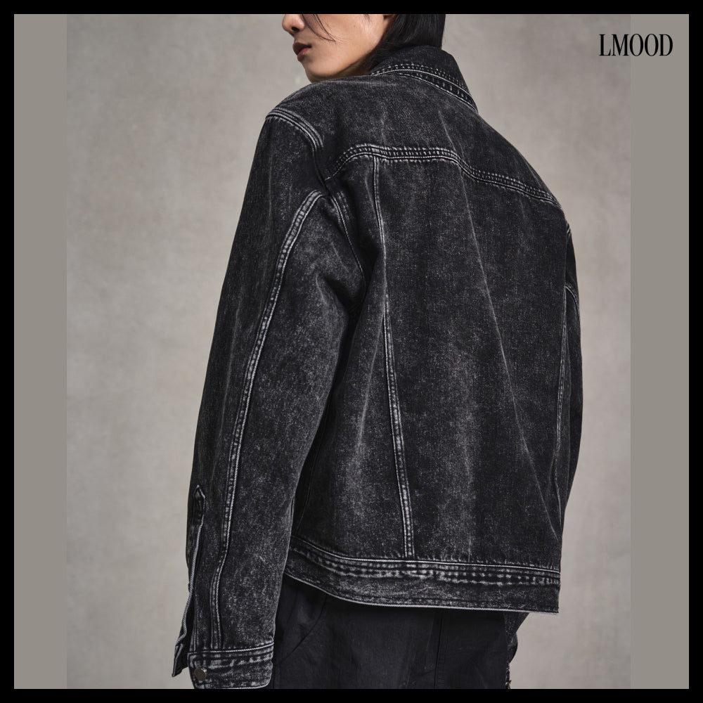 【LMOOD】Midtown Denim Shacket 2 Colors