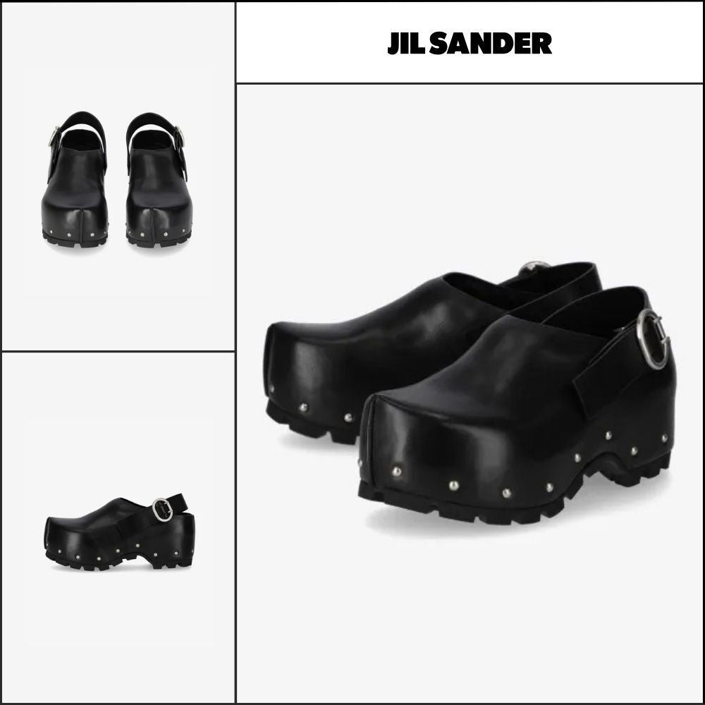 【Jil Sander】Clog Mules Black