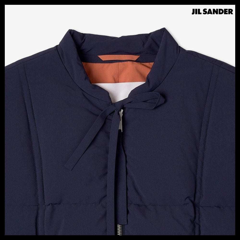 【Jil Sander】Oversized Quilted Down Jacket Navy