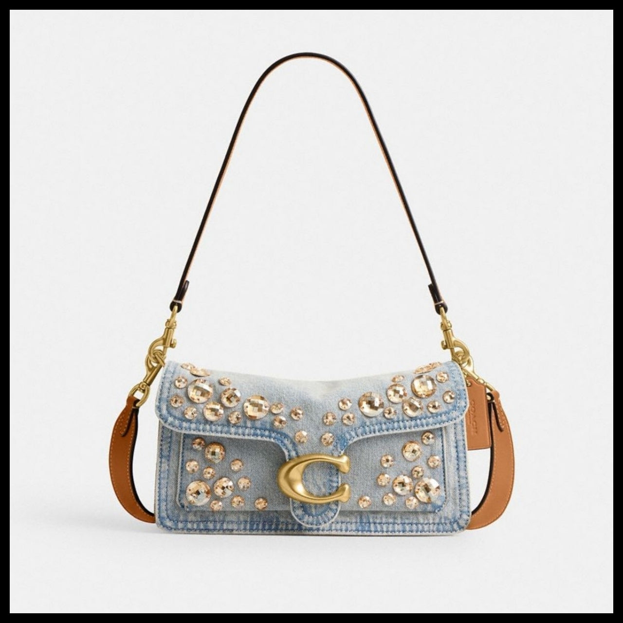 【Coach】Tabby Shoulder Bag 26 with Crystal