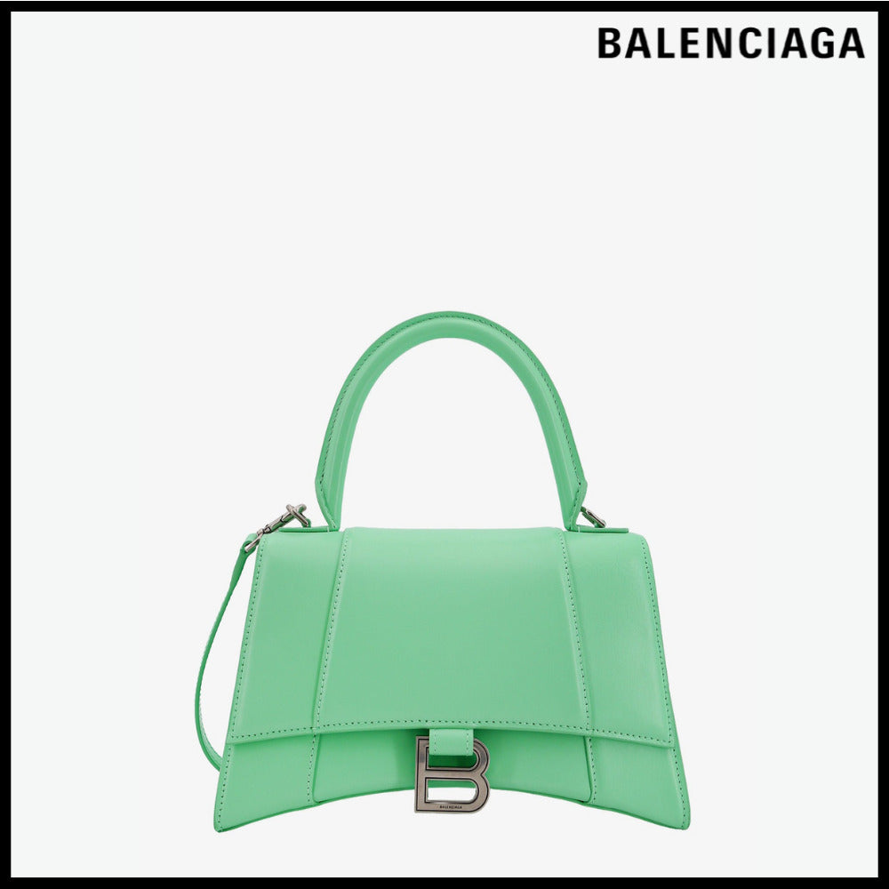 【BALENCIAGA】Hourglass Small Handbag in Green
