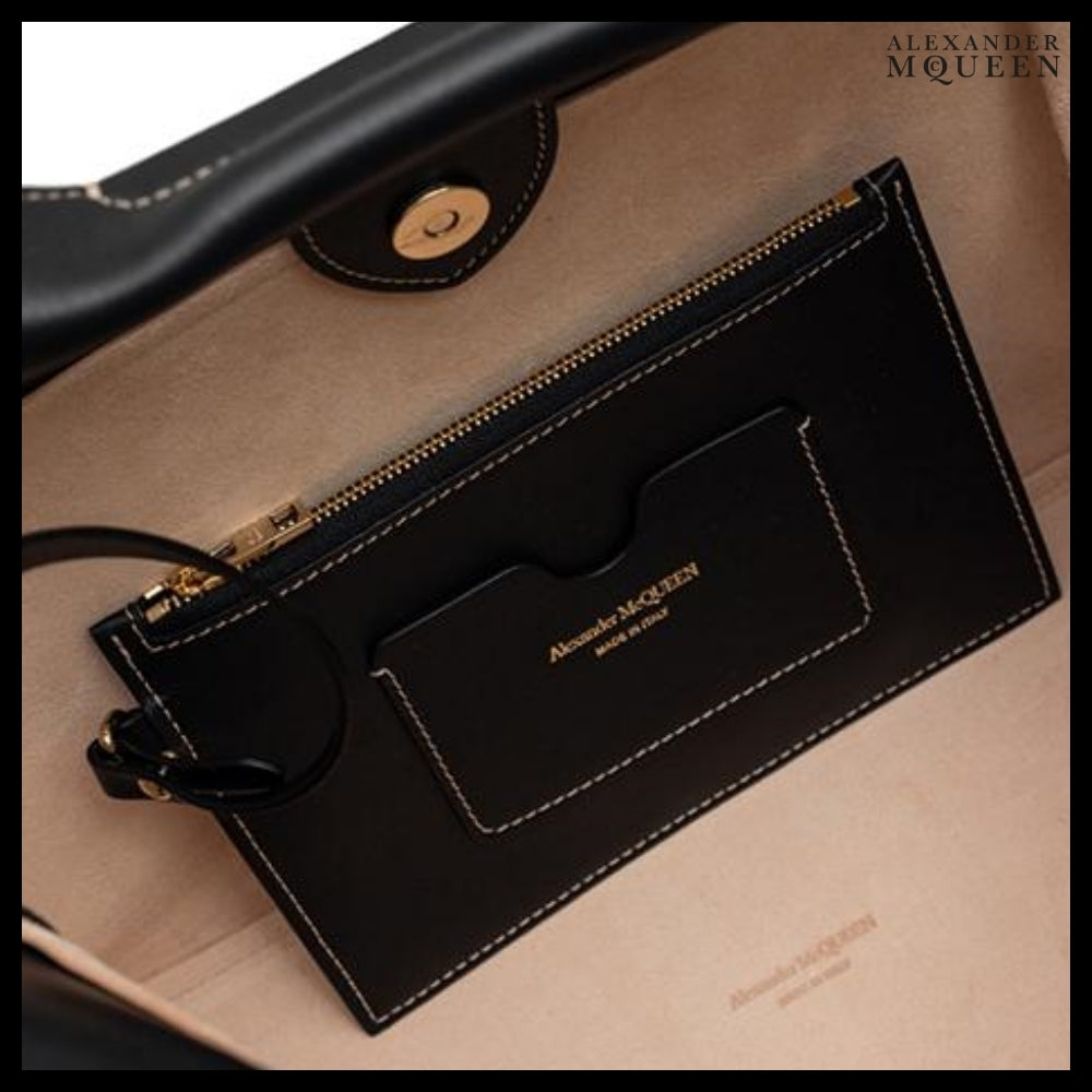 【Alexander Mcqueen】Bow Small Tote Bag Black