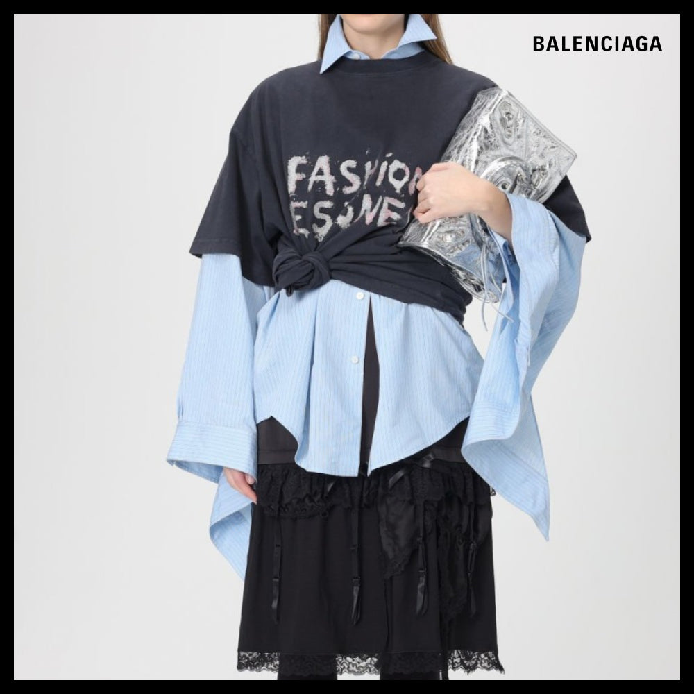 【BALENCIAGA】Fashion Designer Oversized T-Shirt