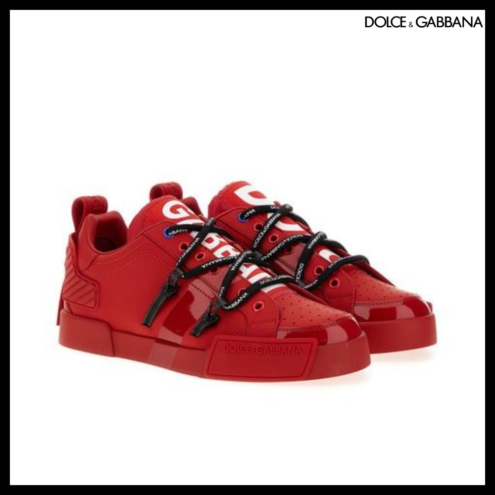 【Dolce&Gabbana】PORTOFINO SNEAKERS CALFSKIN PATENT
