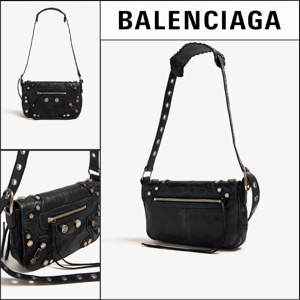 【BALENCIAGA】Le Cagole XS Flap Bag Black