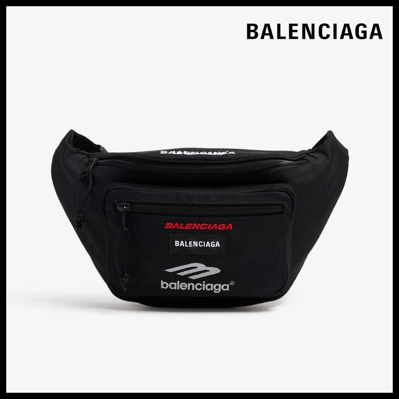 ★BALENCIAGAアウトレット セール ★Explorer Beltpack Black