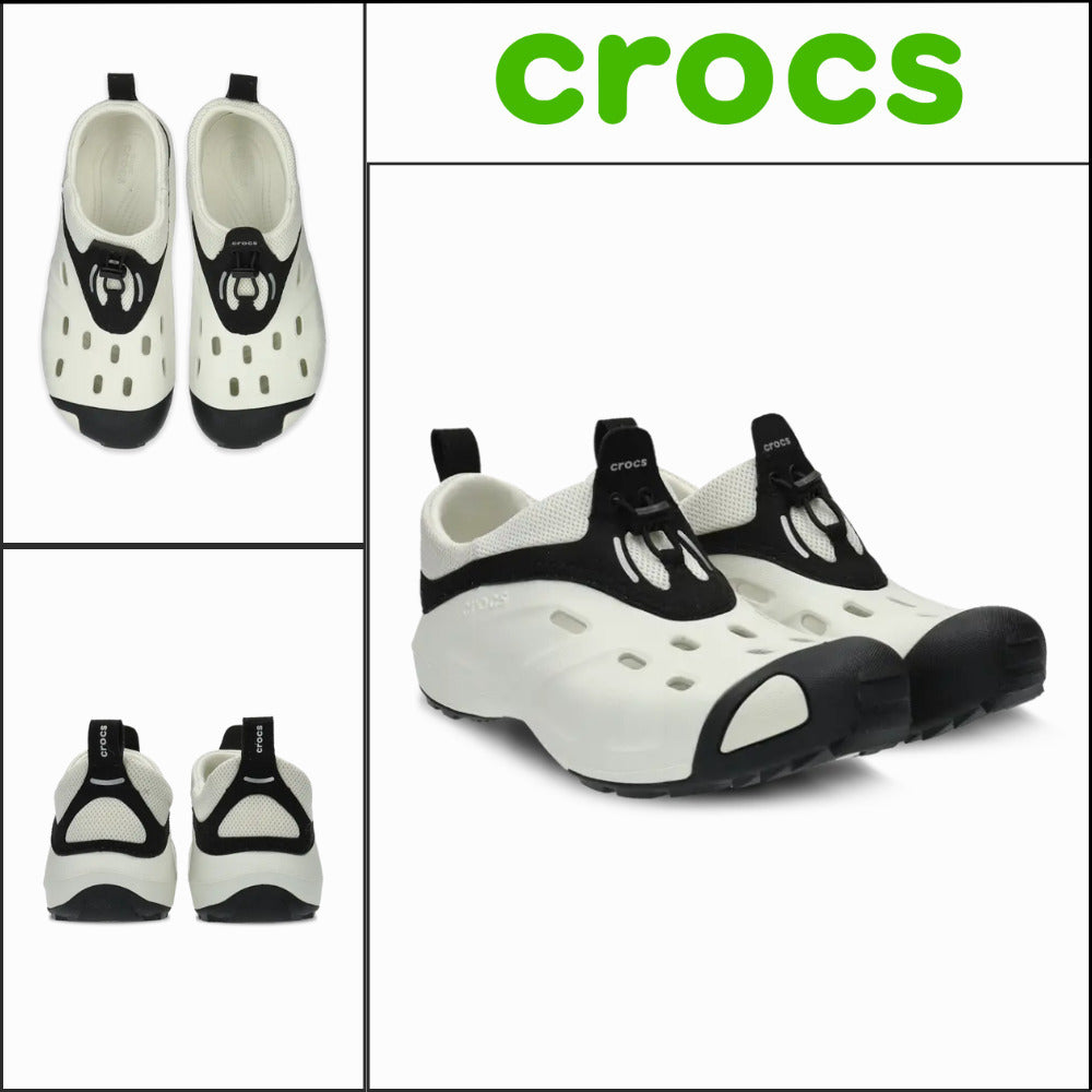 【CROCS】Quick Trail Black White