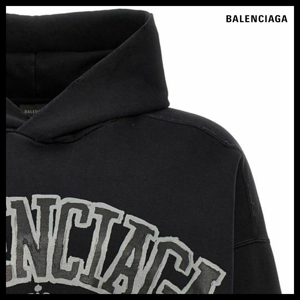 【BALENCIAGA】DIY College Medium Fit Hoodie
