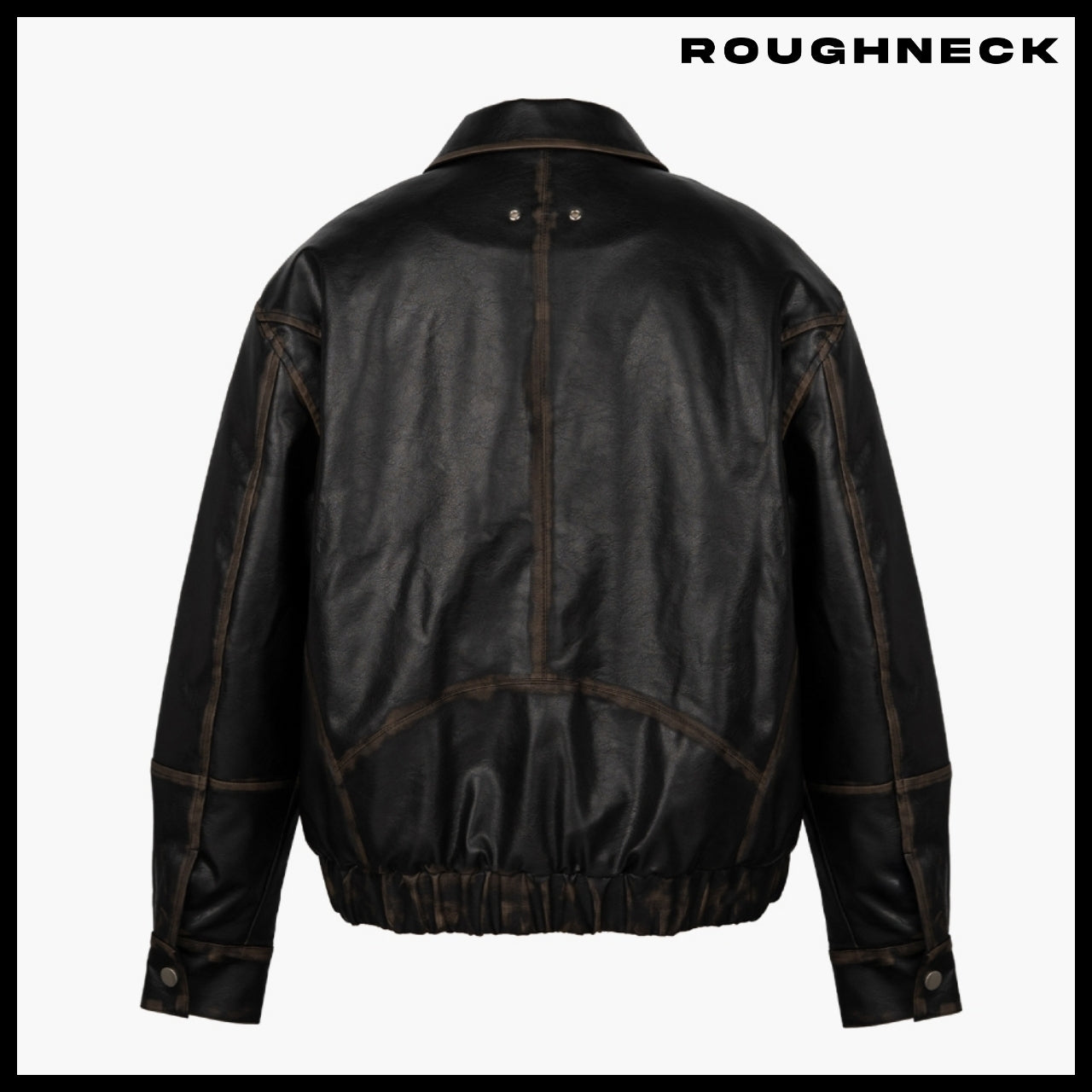【ROUGHNECK】Washing Leather Blouson Jacket