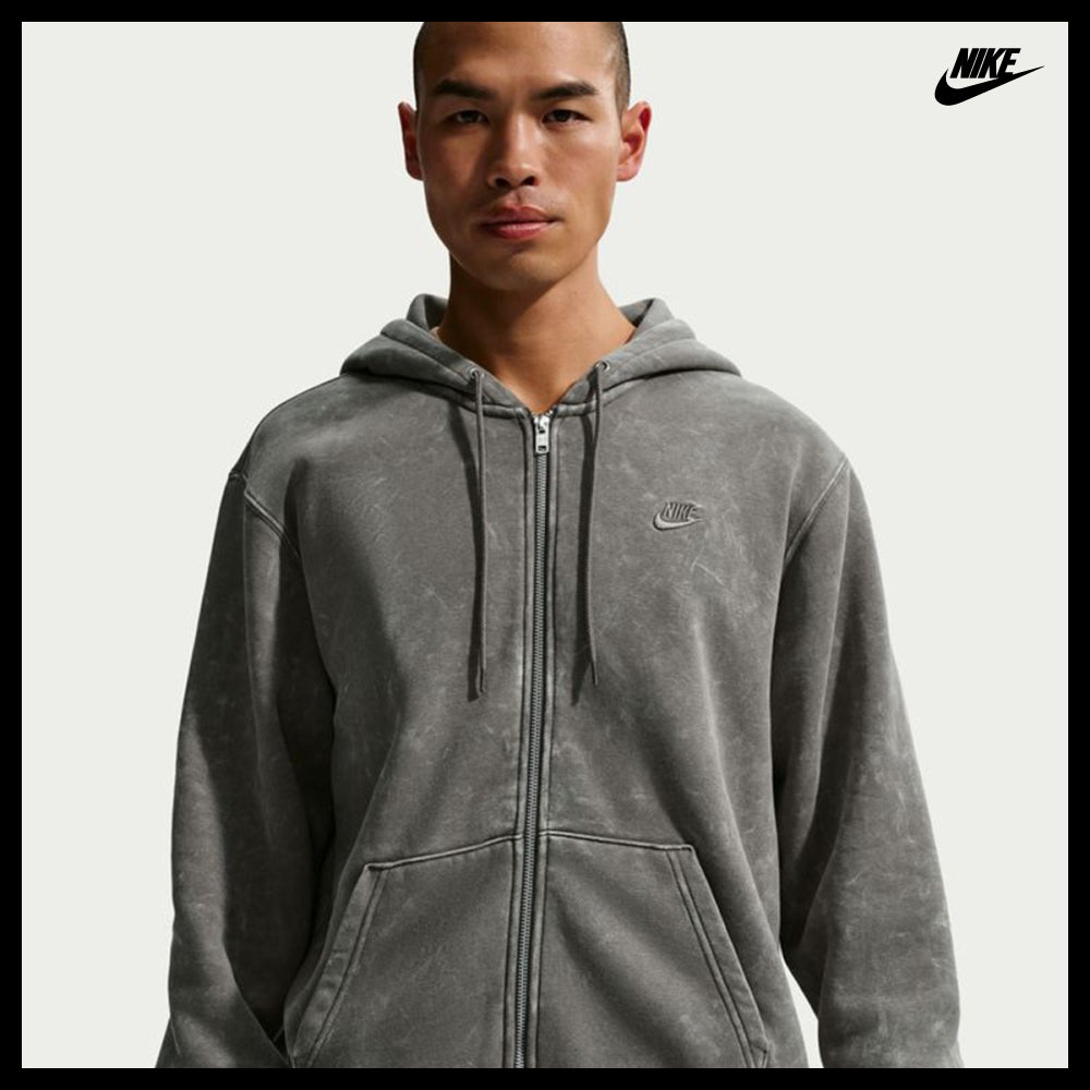 【Nike】Club Men’s Full-Zip Fleece Hoodie 3 Colors