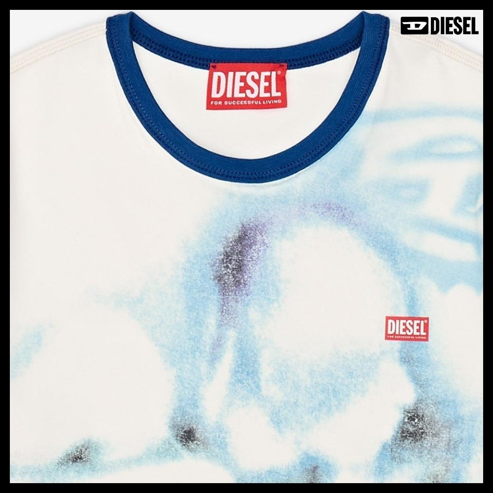 【DIESEL】T-Uncutie Long-S1 Short Sleeve T-Shirt - Off White
