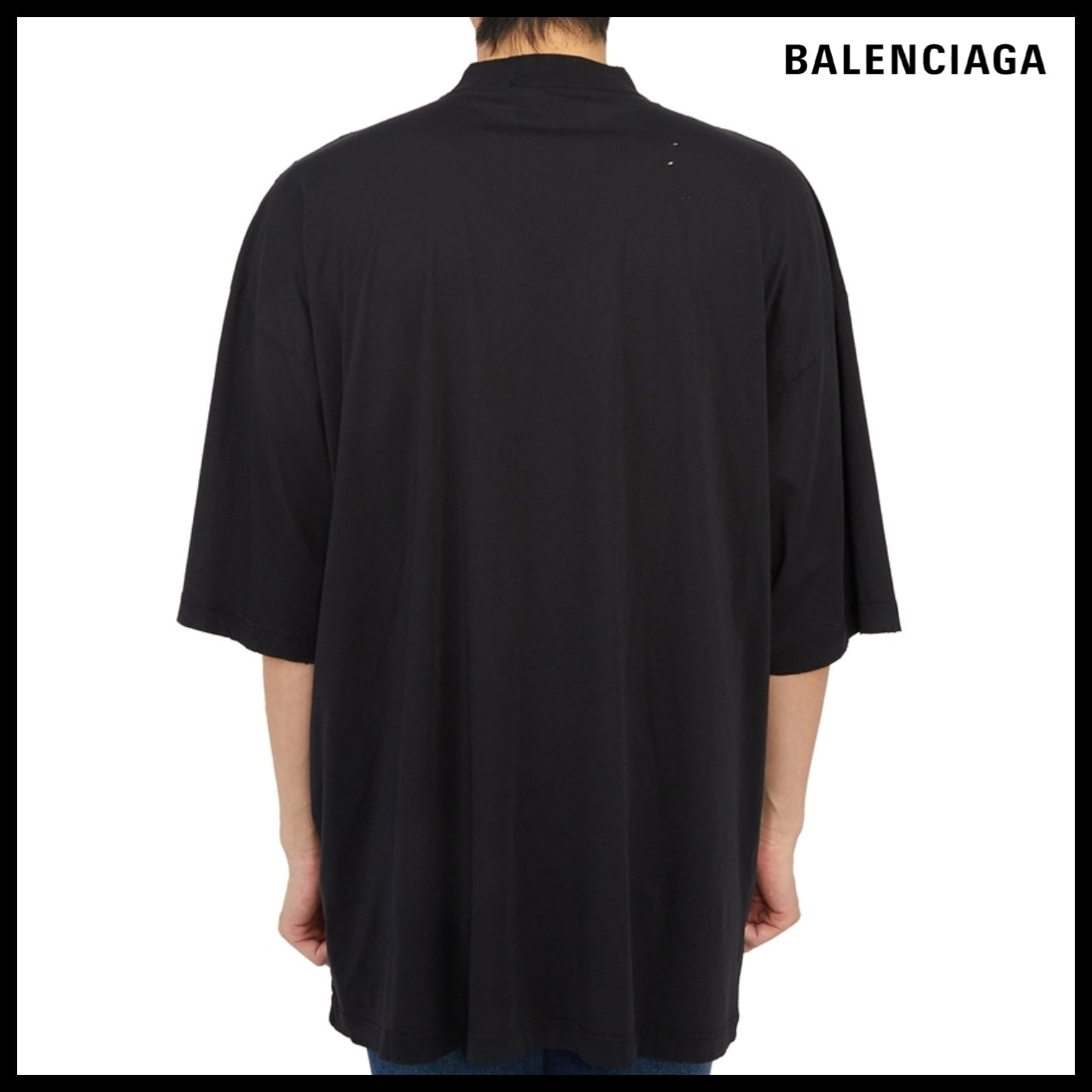 【BALENCIAGA】Styling Hotline T-Shirt Large Fit Black