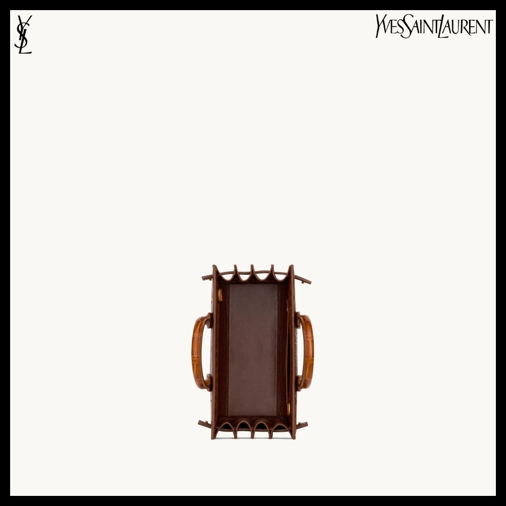 【Saint Laurent】Embossed Crocodile Leather SAC DE JOUR Bag