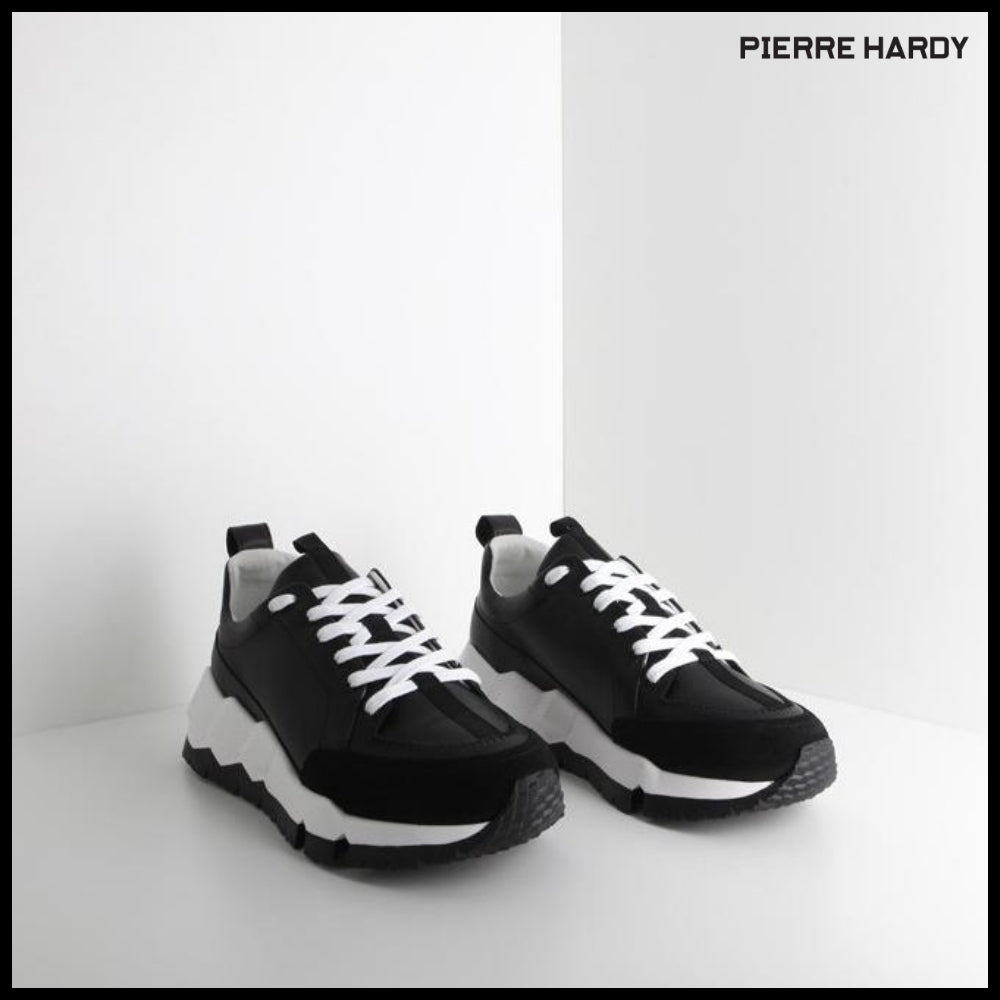 【Pierre Hardy】STREET LIFE Black Sneakers QX02Z
