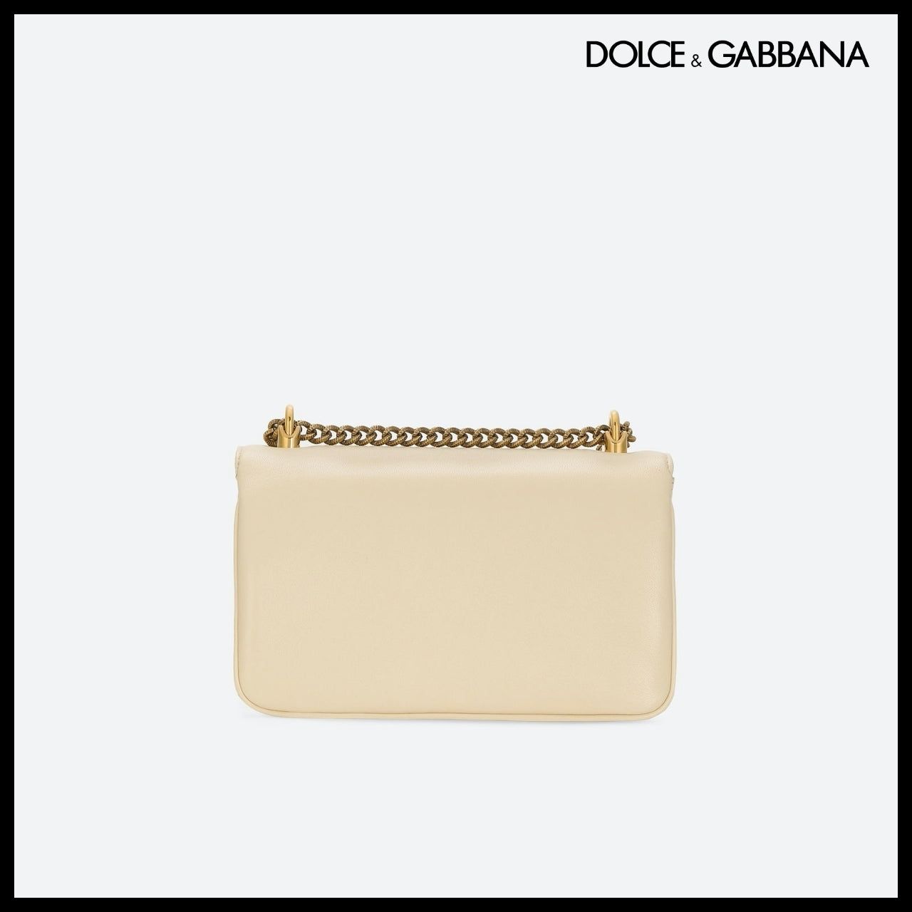 【Dolce & Gabbana】Devotion Shoulder Bag Burro