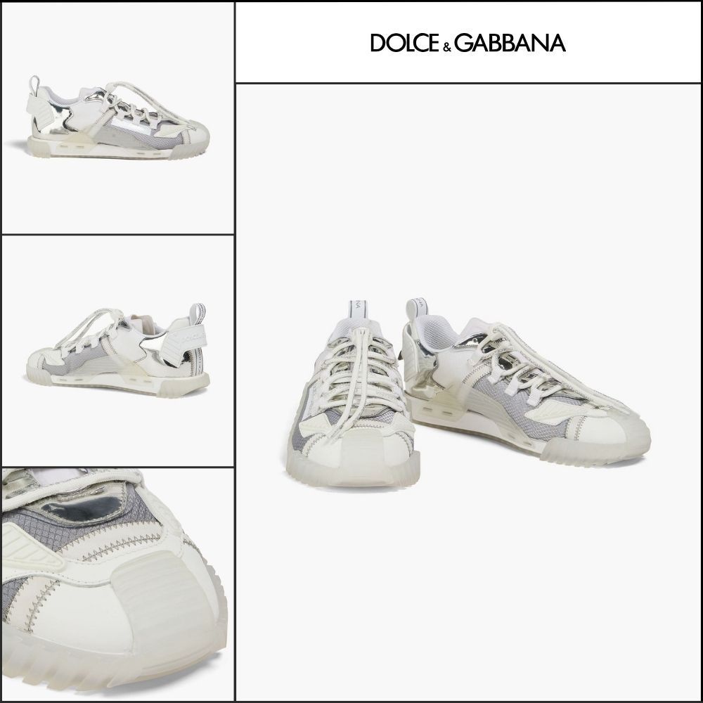 【正規品】Dolce & Gabbana ミラーレザー スニーカー 限定