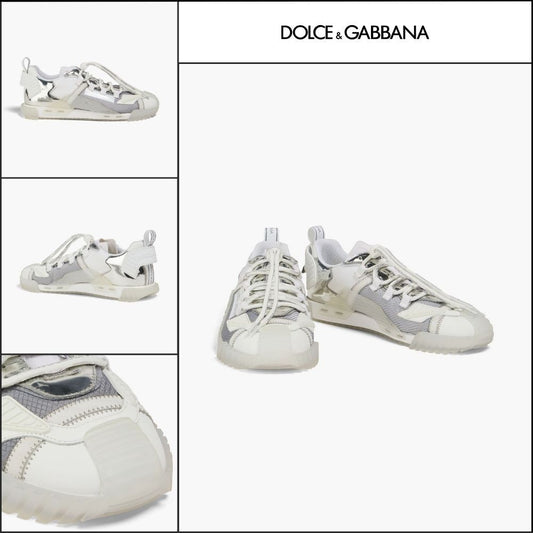 【正規品】Dolce & Gabbana ミラーレザー スニーカー 限定