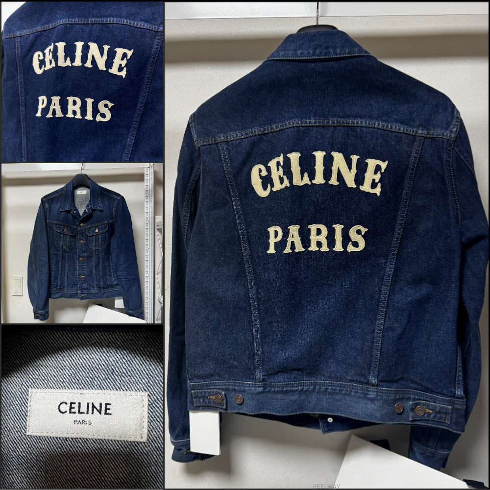 【CELINE】Blue Denim Jacket vintage denim