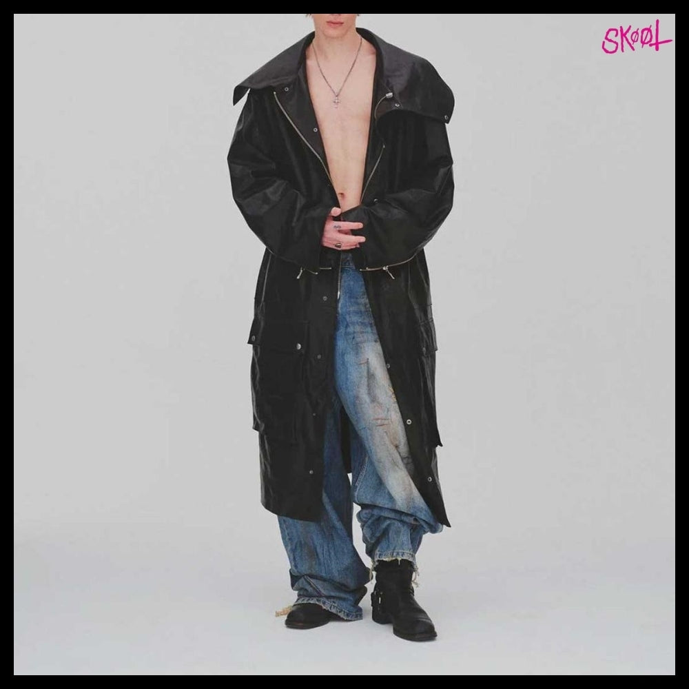 【SKOOT】ディファイアントロングレザージャケット 3カラー