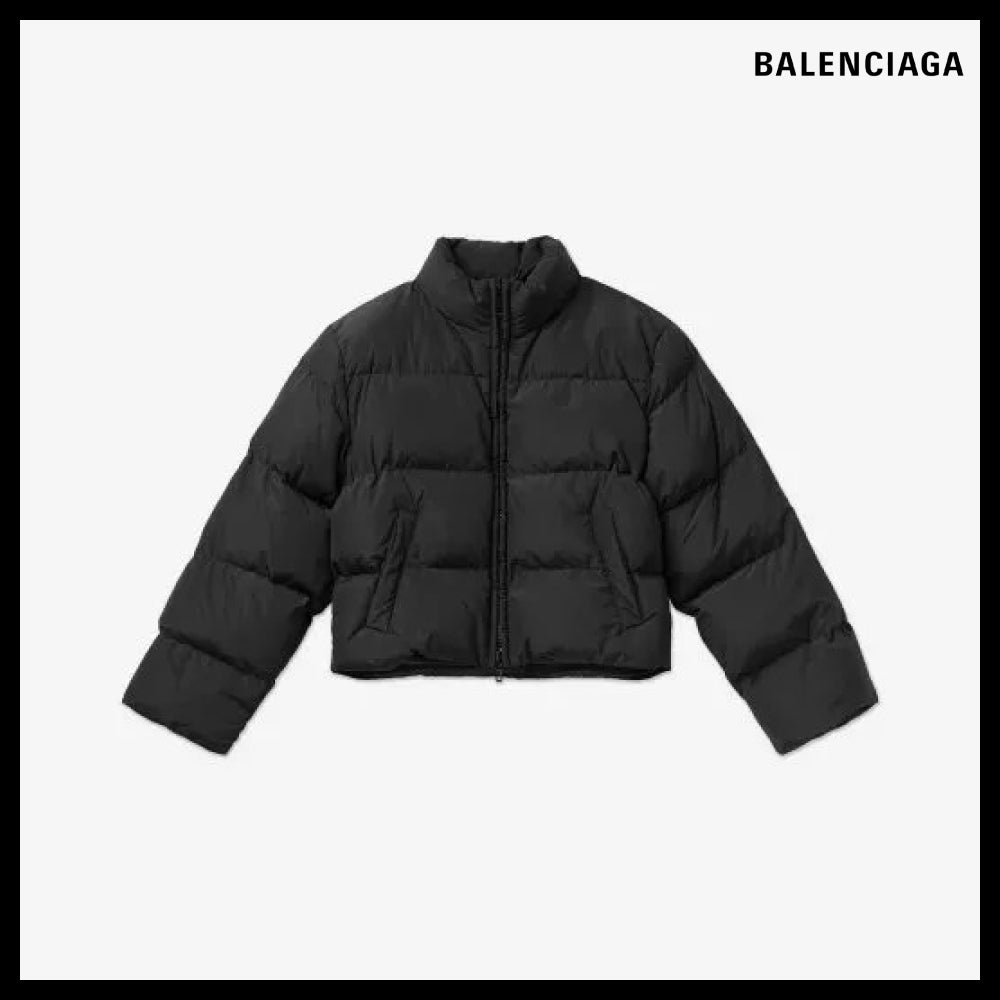 【BALENCIAGA】Shrunk Puffer Jacket Black