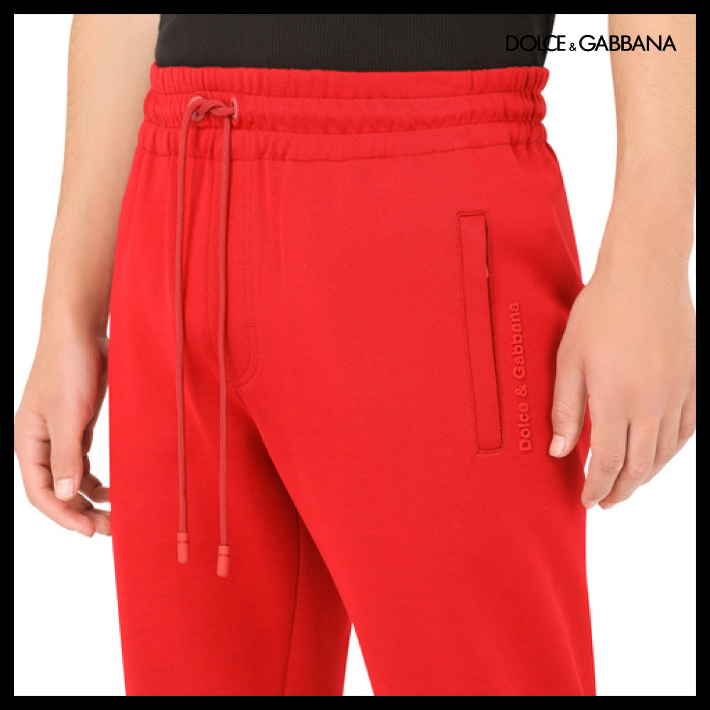 【Dolce & Gabbana】Jersey Jogging Pants with DG Patch