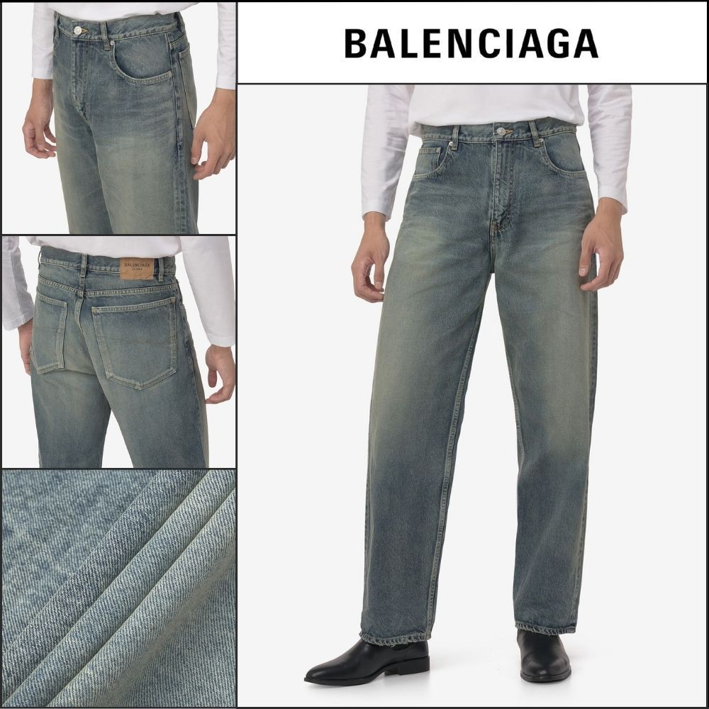 【BALENCIAGA】ルーズフィット ジャパニーズ デニム パンツ