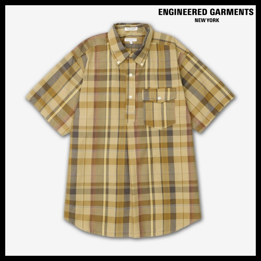 ◆Engineered Garments◆ ポップオーバー BDシャツ オリーブ