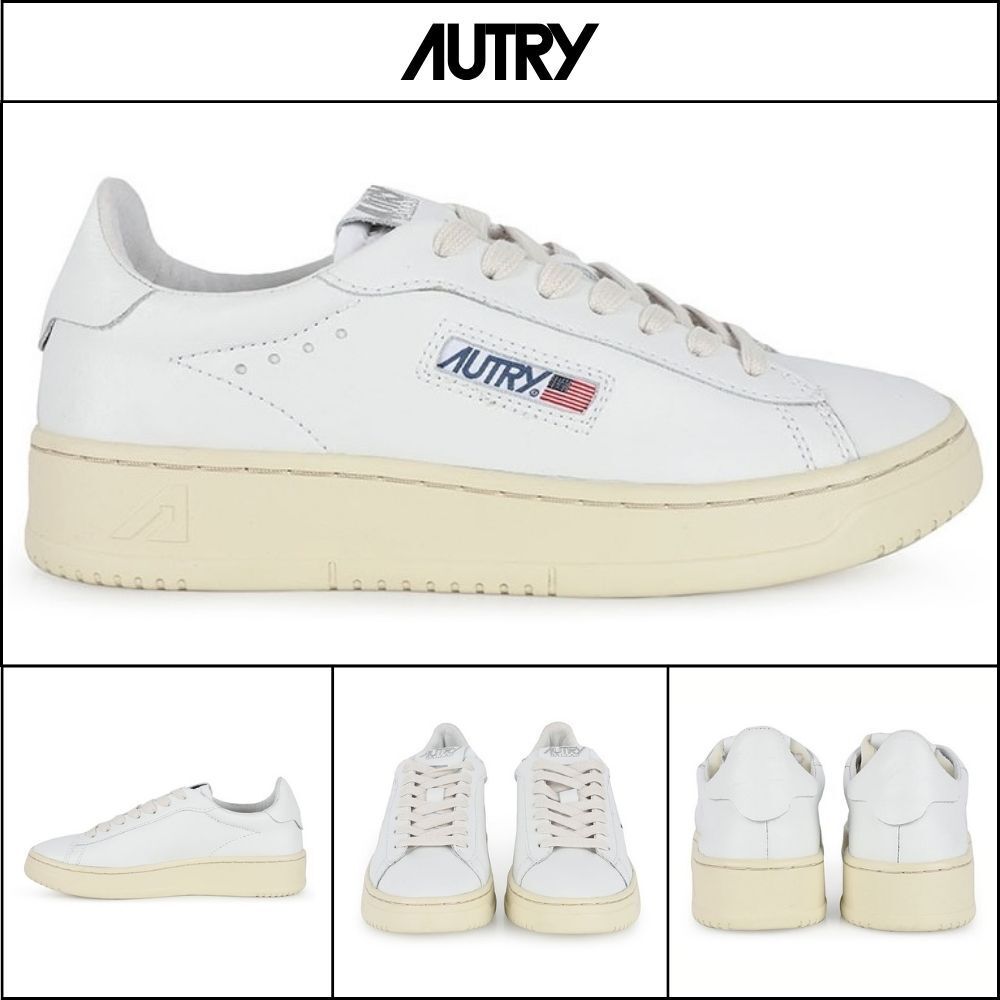 【AUTRY】Dallas Leather Low Top All White