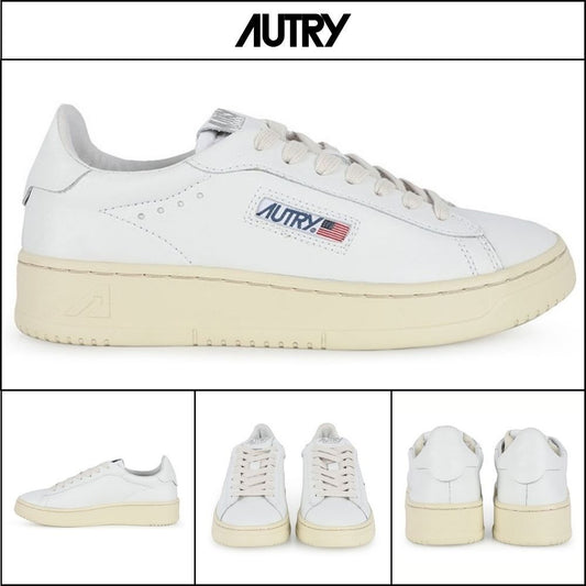 【AUTRY】Dallas Leather Low Top All White