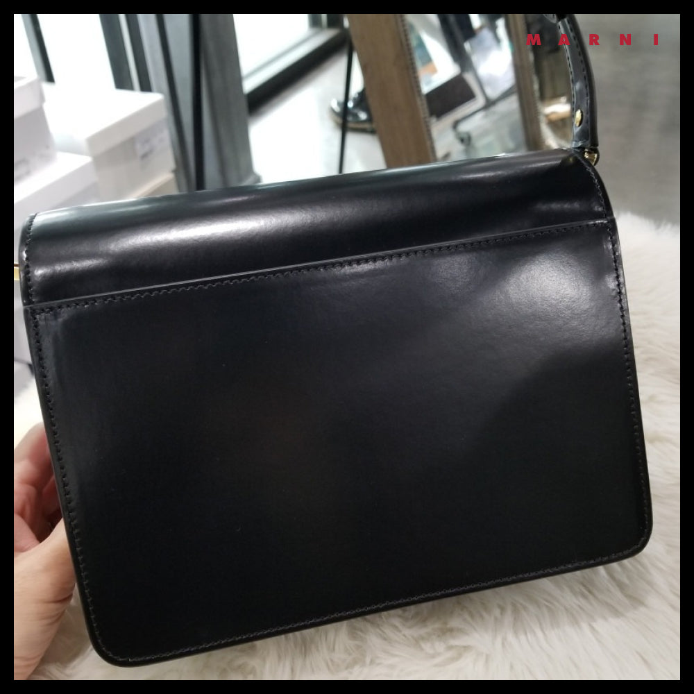 【MARNI】Glossy Medium Trunk Bag