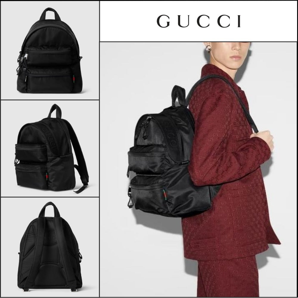 【GUCCI】Logo Medium Backpack