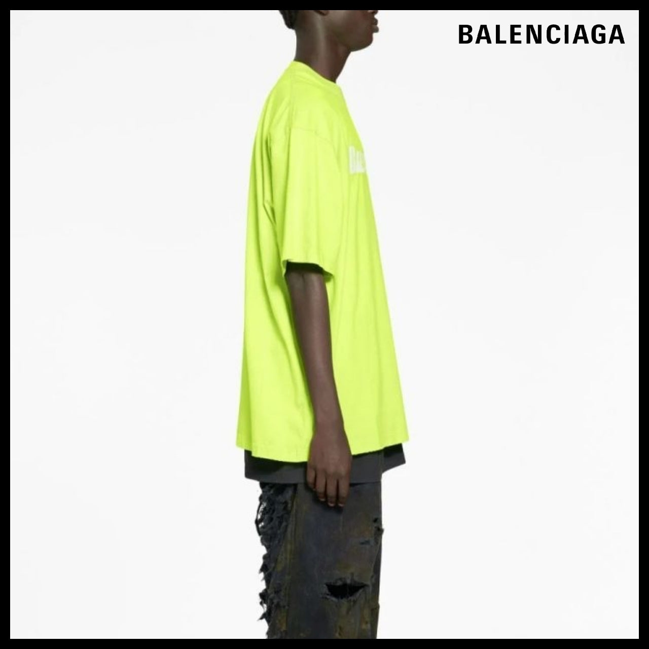 【BALENCIAGA】Caps T-Shirt Boxy Fit