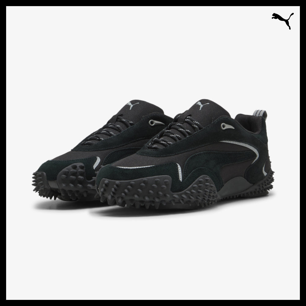 【PUMA】Mostro XC Prime Black Flat Mid Grey Sneakers