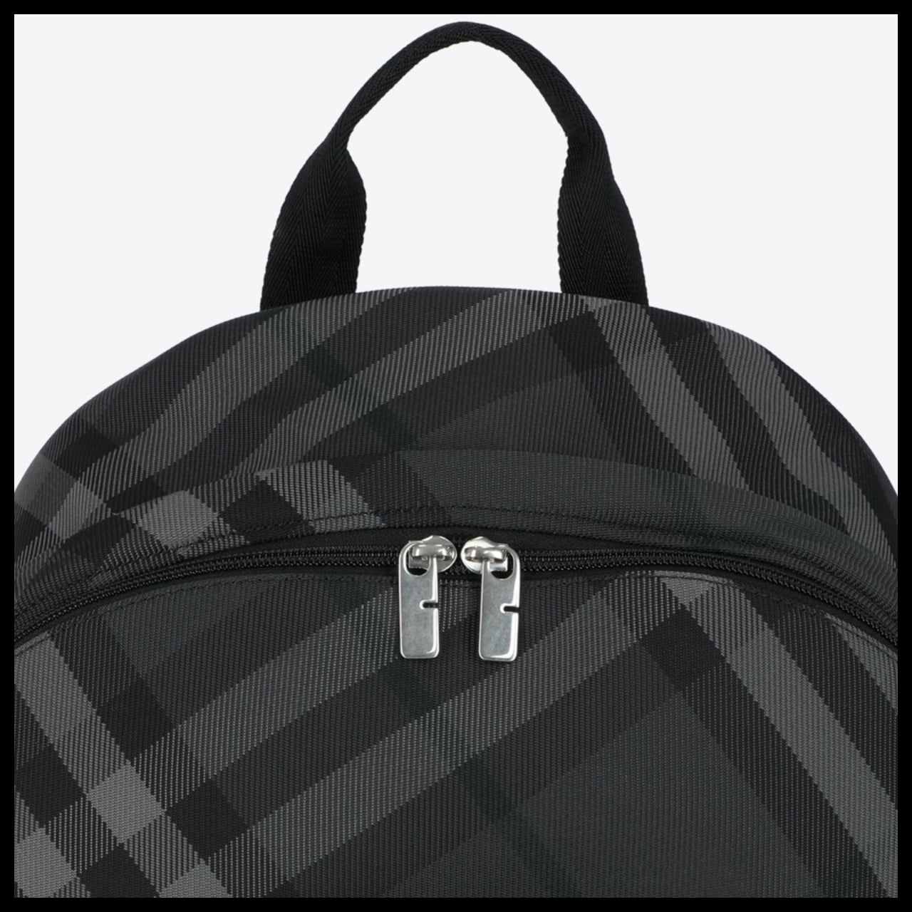◆BURBERRY◆ チェック バックパック Backpack Charcoal 大容量