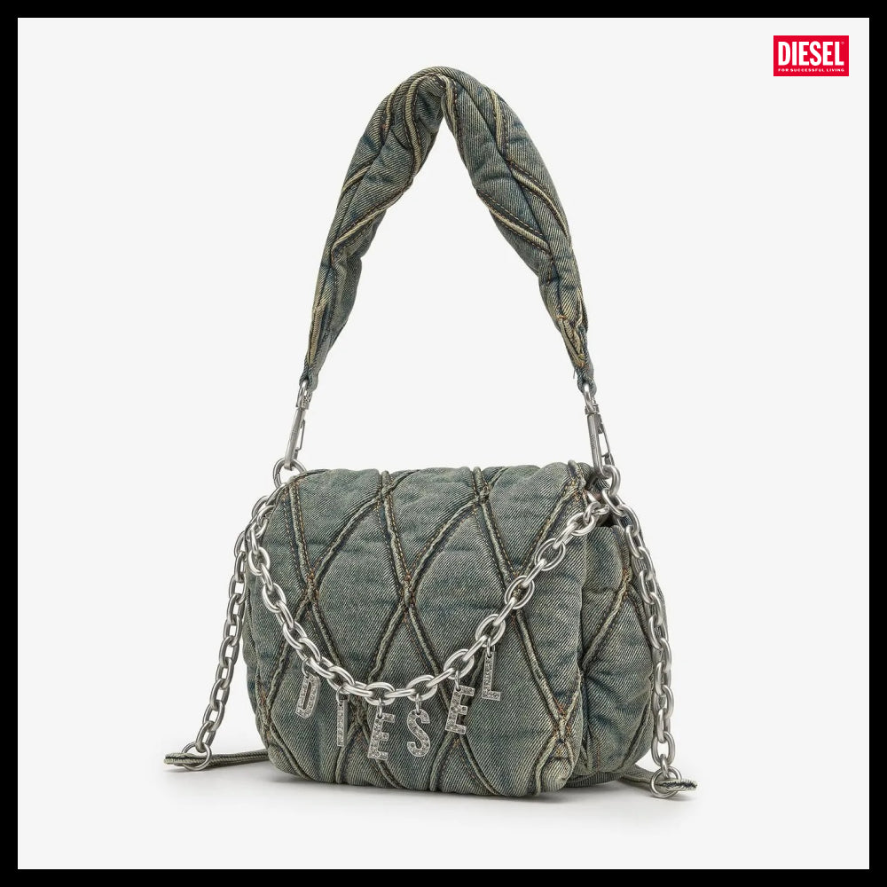 【DIESEL】Charm D S Shoulder Bag - Blue