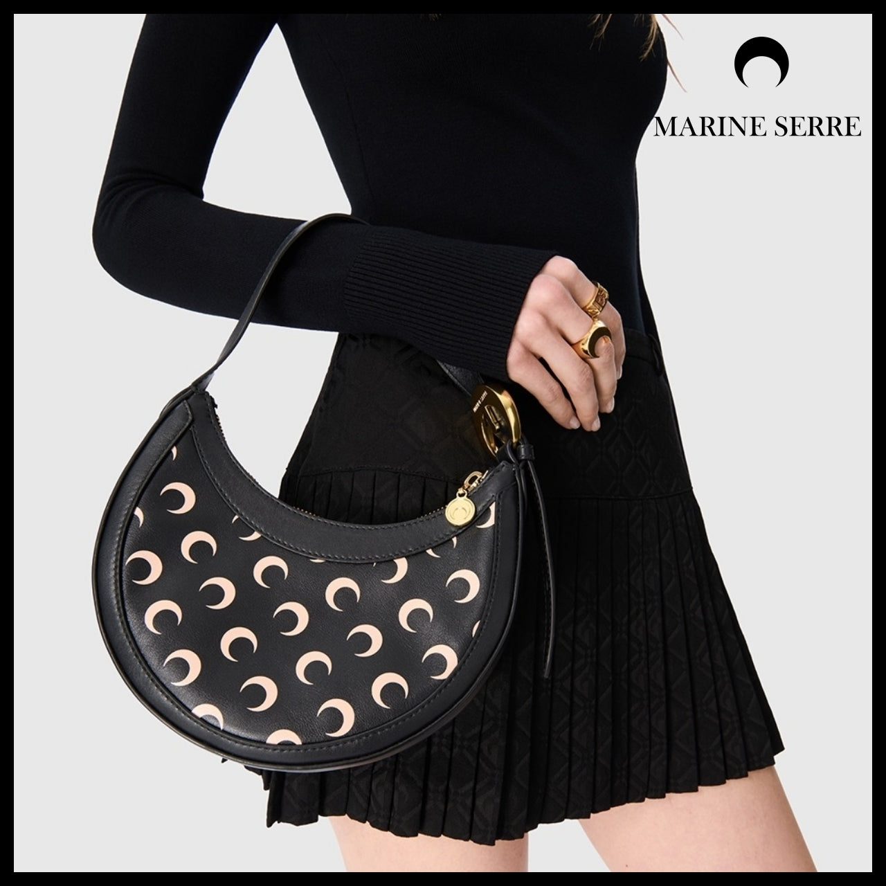 【Marine Serre】19 Degree Aluminum Minaudiere Clutch