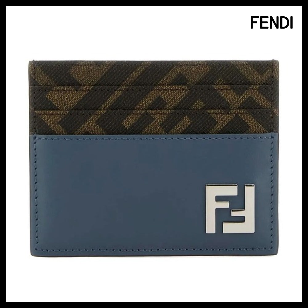 【FENDI】Blue Card Wallet