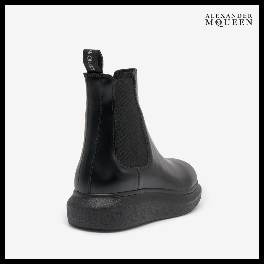 【Alexander Mcqueen】Men’s Hybrid Chelsea Boots Black