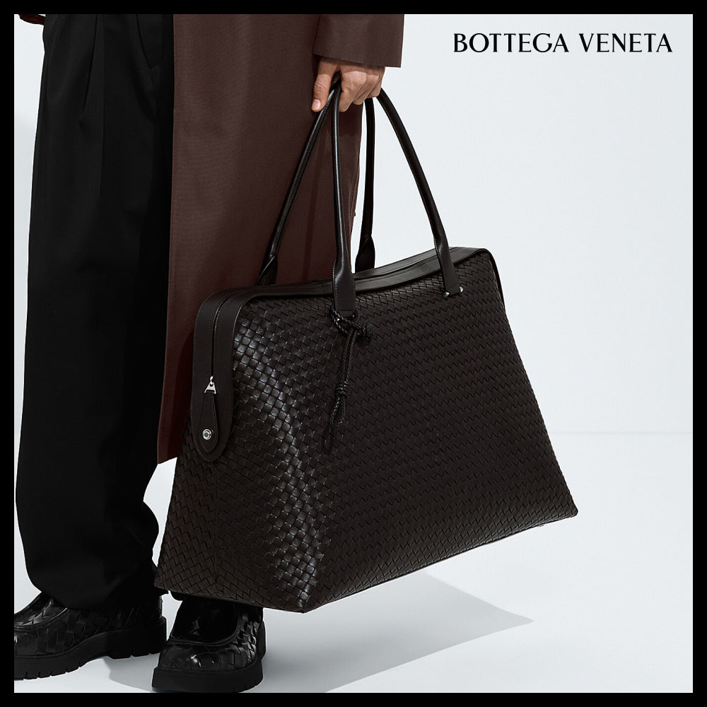 ◆BOTTEGA VENETA◆LARGE VAPORETTO BOSTON BAG ESPRESSO