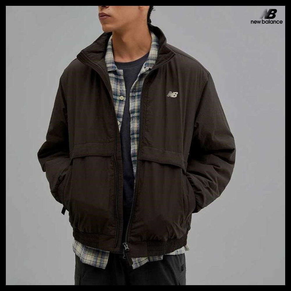 【New Balance】Unisex Heritage Stand Neck Jacket 2Colors