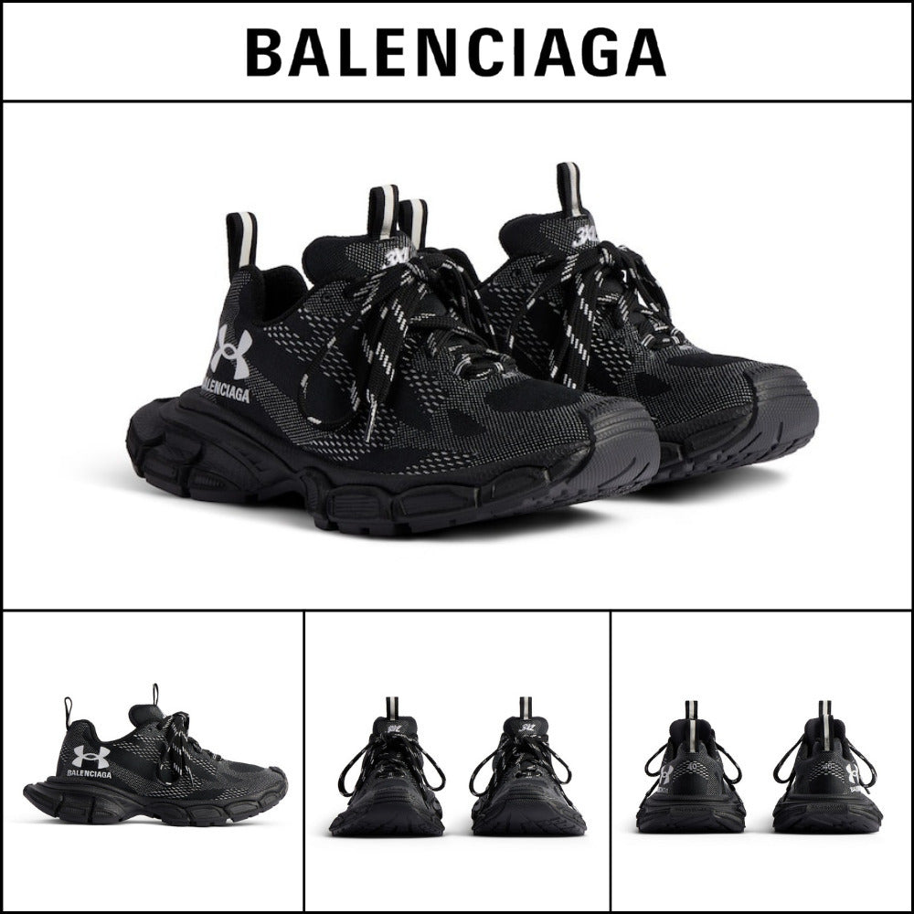 【BALENCIAGA】3XL Knit Sneaker Black White