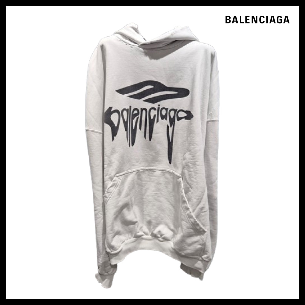 ★Balenciaga アウトレット セール ★3B Liquified Hoodie Large