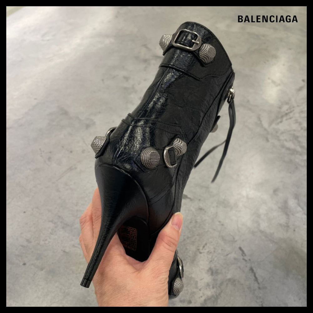 【BALENCIAGA】Cagole Arena Ankle Boots Black