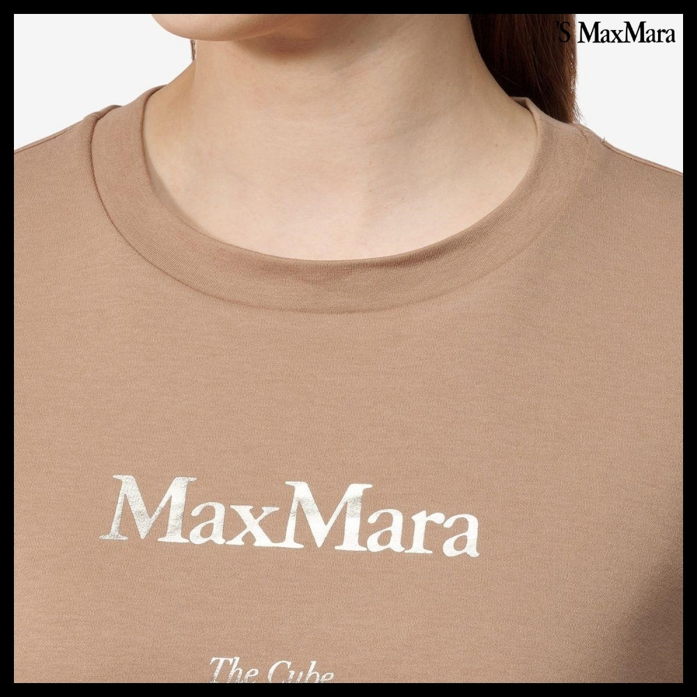 【S Max Mara】QUIETO 半袖 Tシャツ ブラウン