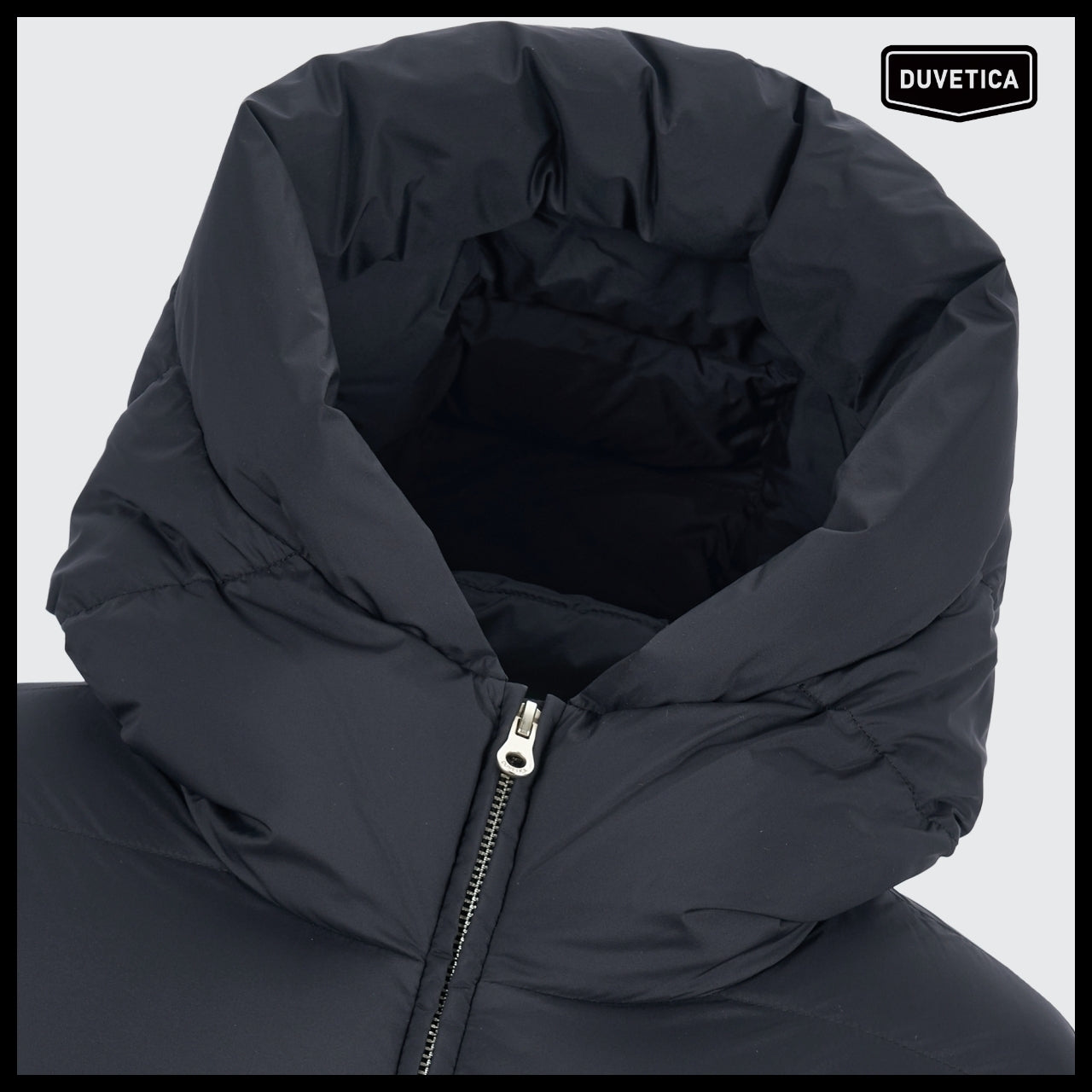 【DUVETICA】Maratea Mid - Black Womens Down Jacket