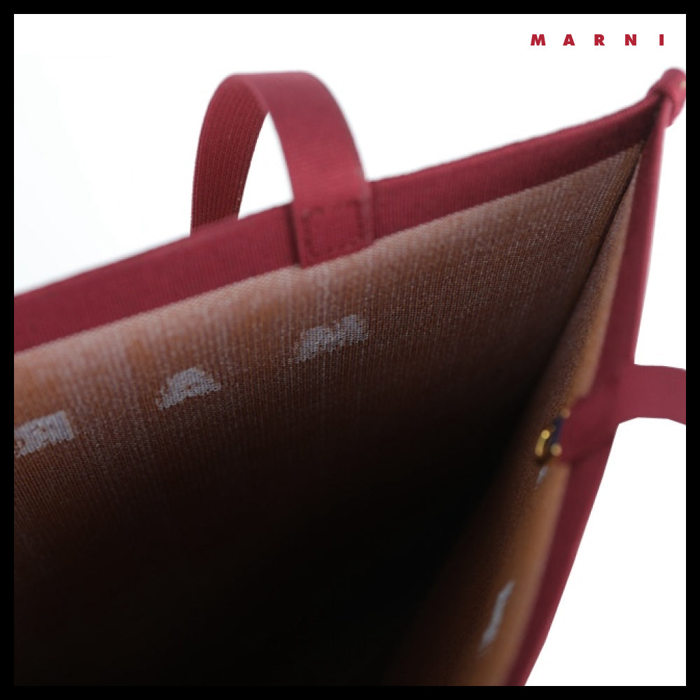 【MARNI】25SS Logo Two-Tone Tote Bag