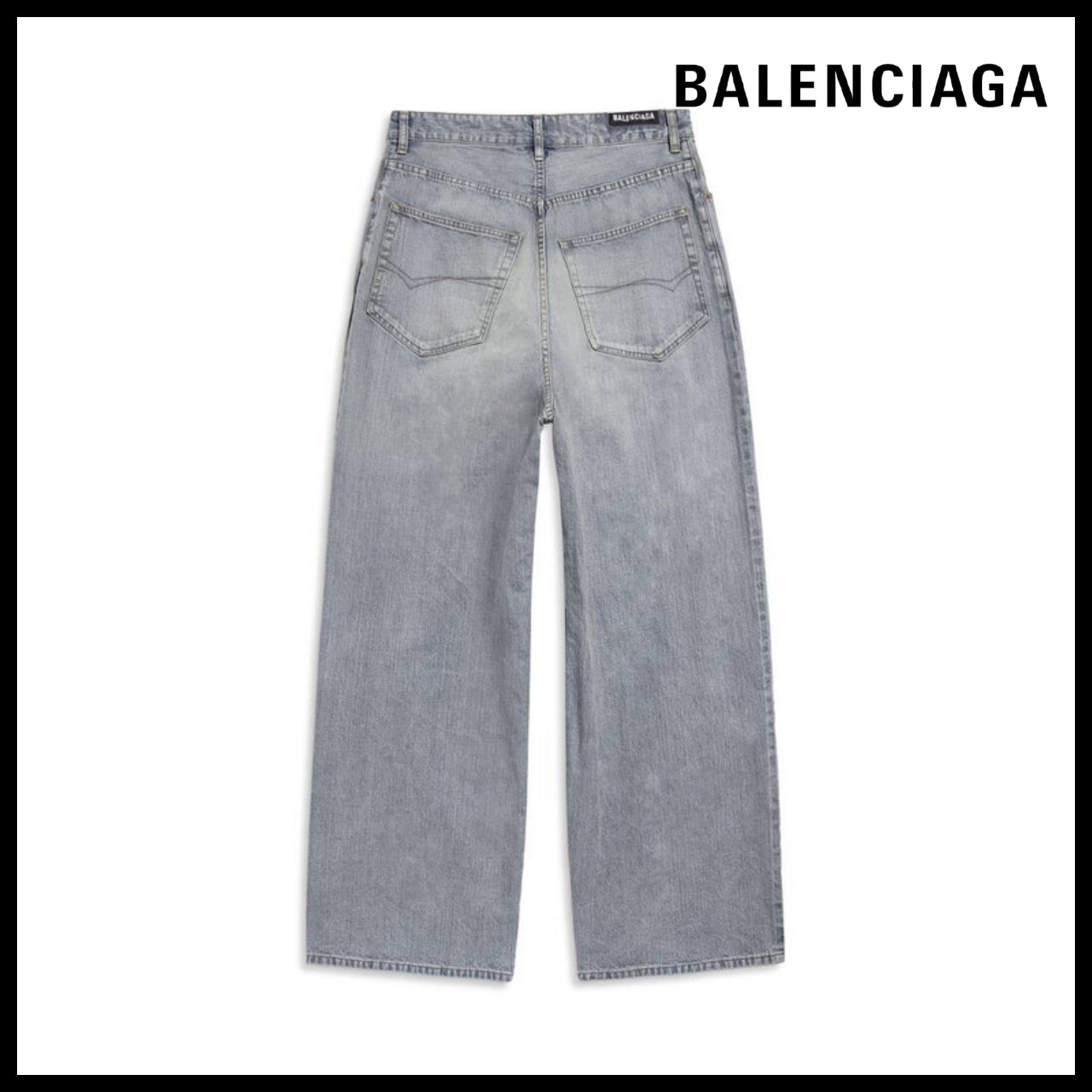 ★BALENCIAGAアウトレット セール ★Baggy Pants in Blue