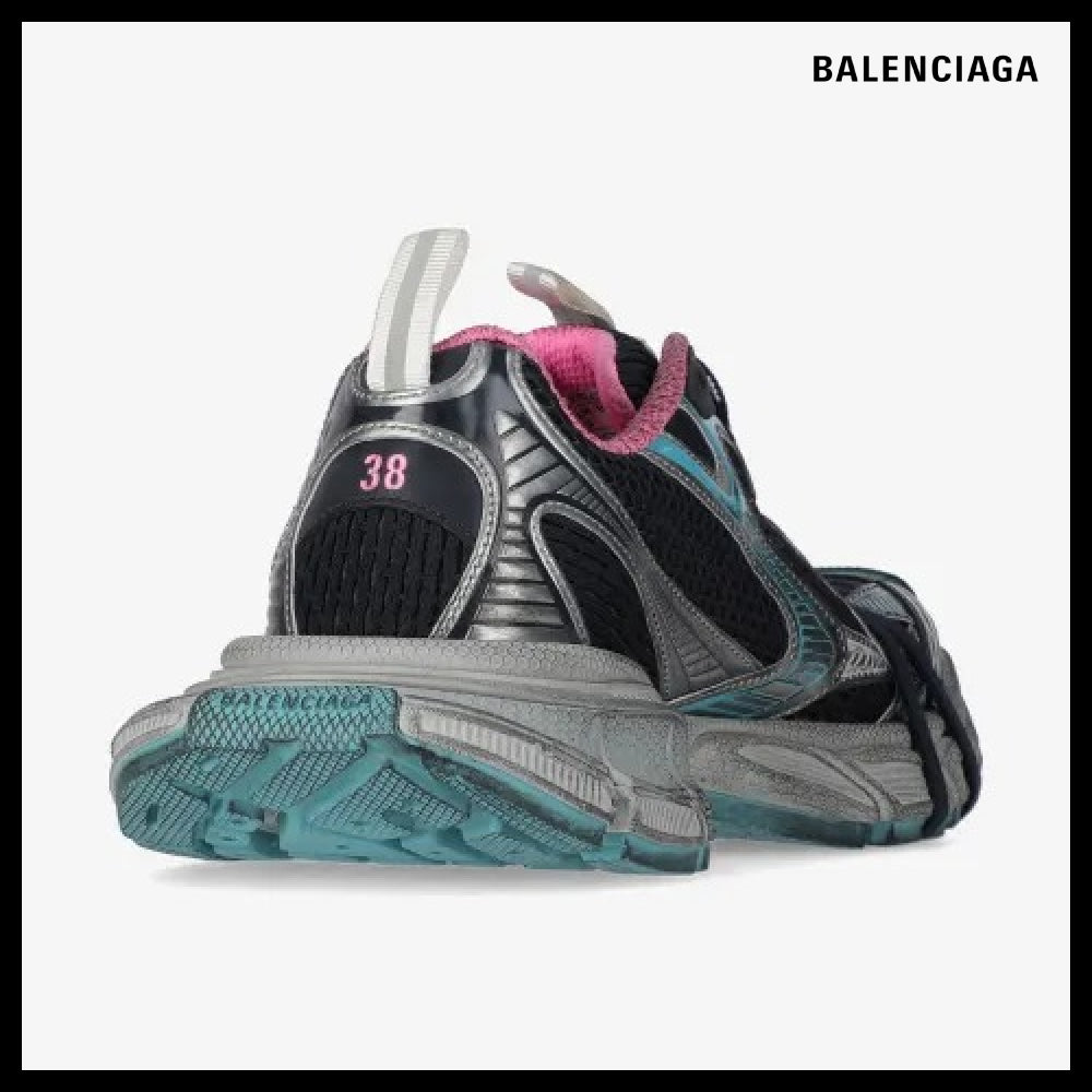 【BALENCIAGA】3XL Sneakers Grey Mix Blue Pink