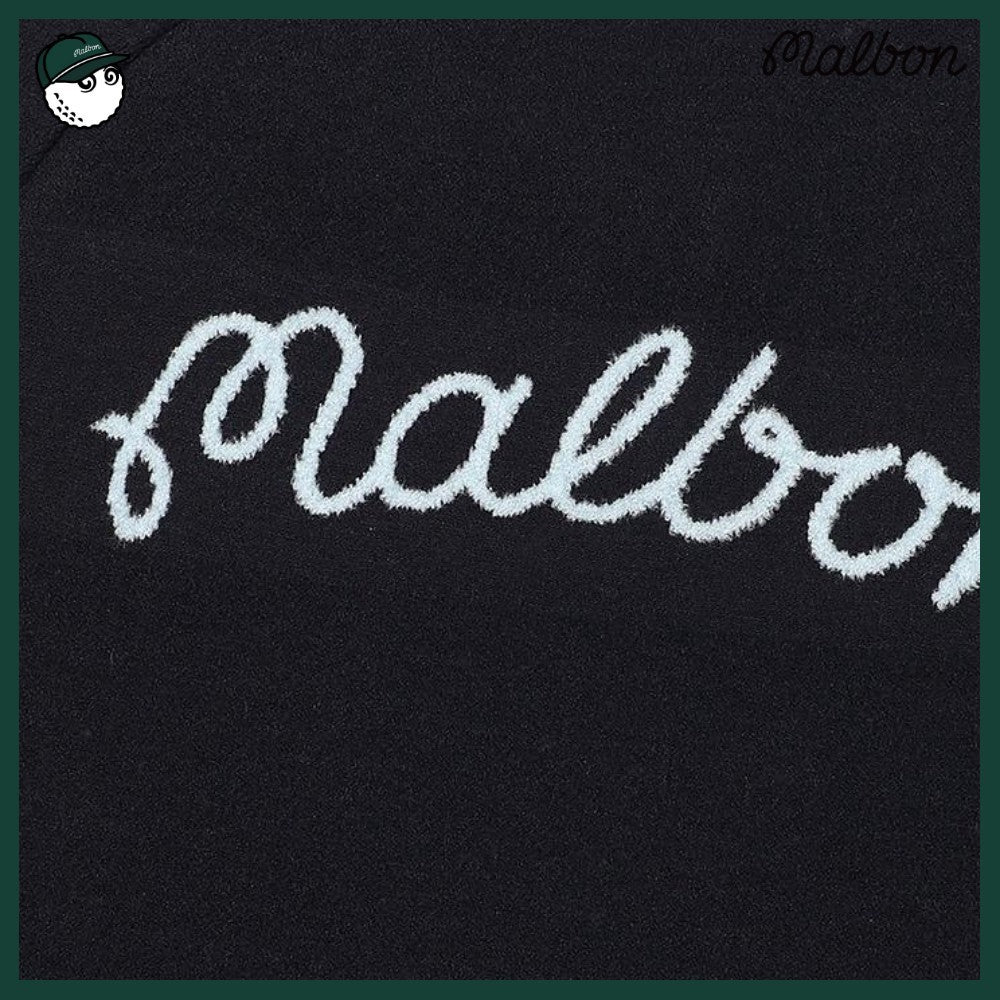 【MALBON GOLF】 SLEEVE CONTRAST COLLARED TOP WOMAN 2COLORS